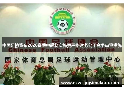 中国足协宣布2026赛季中超将实施更严格财务公平竞争审查措施